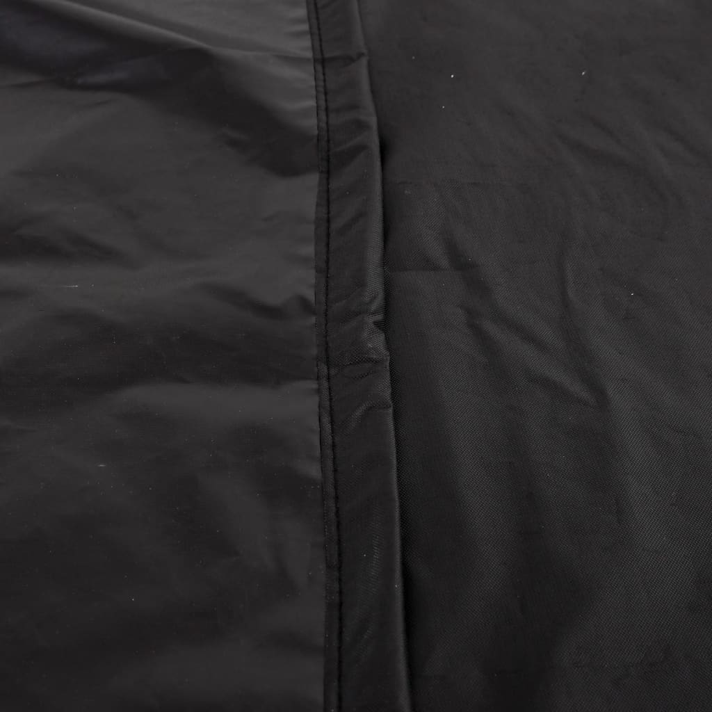 Sun Lounger Cover Black 203x81x25/63 cm 420D Oxford