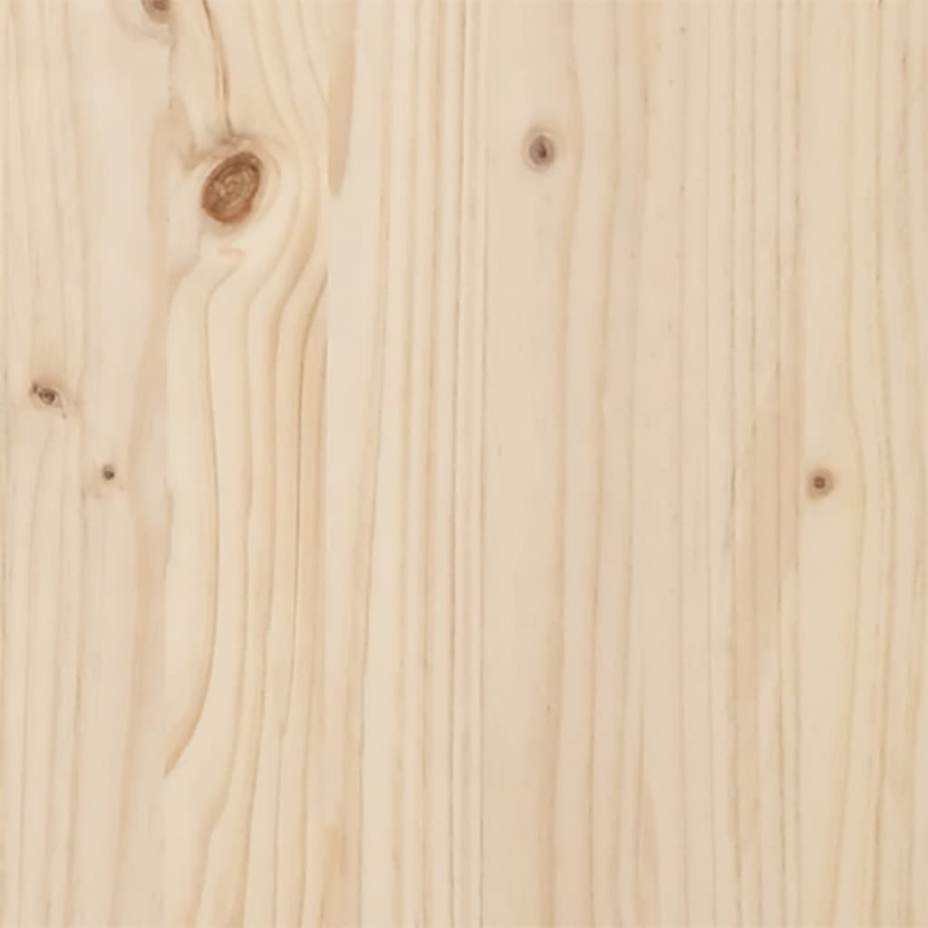 Sun Lounger 205x110x31.5 cm Solid Wood Pine