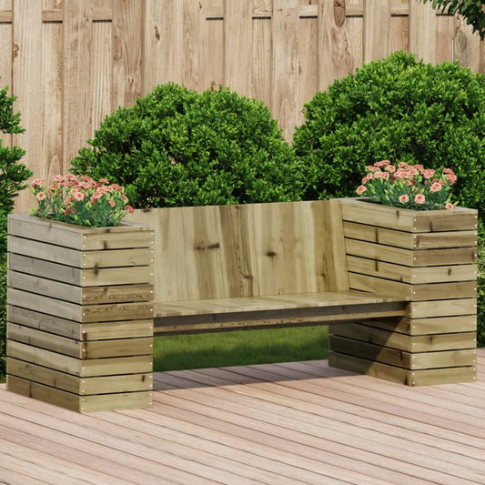 Planter Bench 167.5x60x65 cm Impregnated Wood Pine
